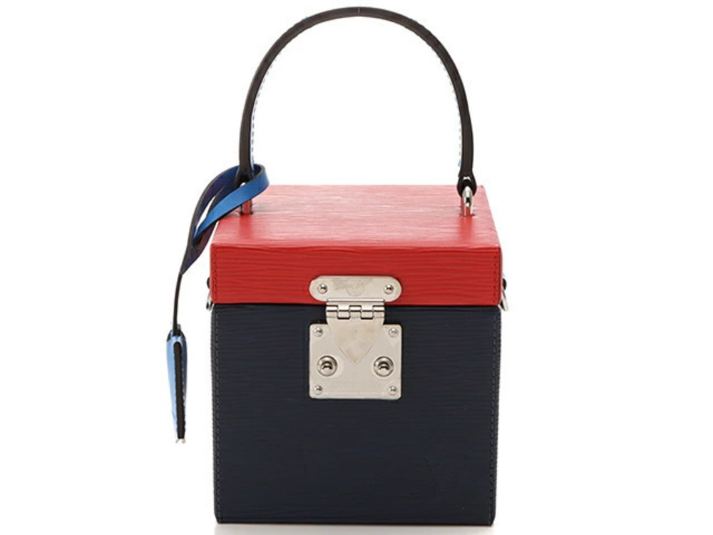 LOUIS VUITTON Bleeker Epi Red Blue Navy Blue